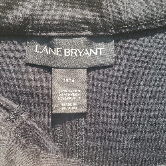 Lane Bryant Skirt Black sz 14/16 - Picture 2 of 5